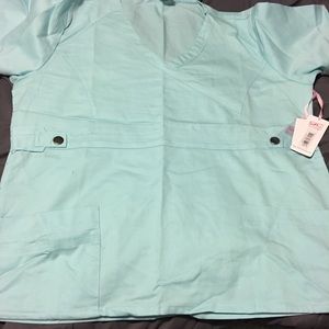Lot of scrubs-2 tops (NWT) and 2 bottoms